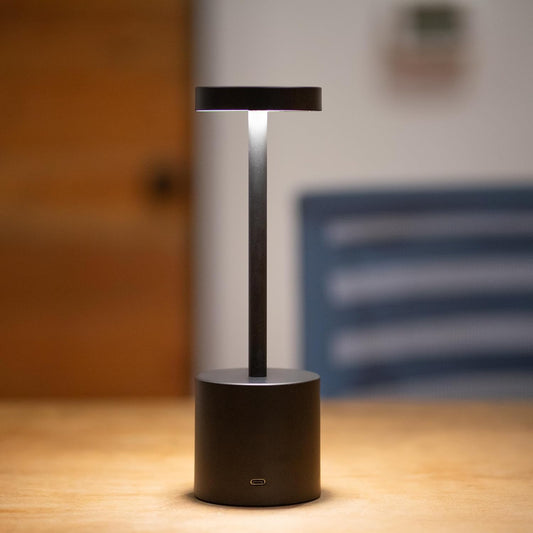 Sleek Touch-Control LED Table Lamps – Rechargeable with 3 Adjustable Color Modes